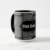 Mug Crosshatch à tige (Devant gauche)