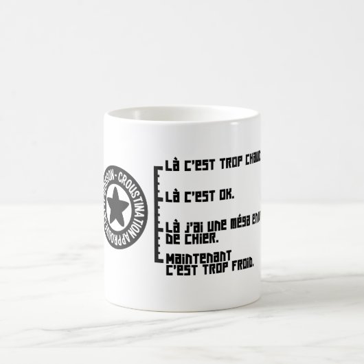 Mug Croustimug Chronologique Basique (Centre)