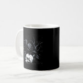 Mug Crow, F-Caw-F Bird Moon Gothic Adult Humor (Devant gauche)