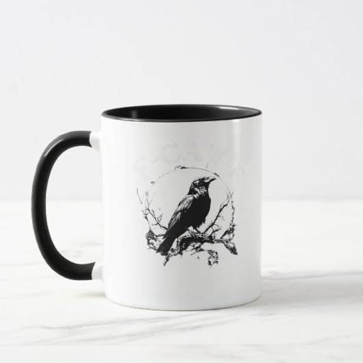 Mug Crow, F-Caw-F Funny Bird Funny Trendy (Gauche)
