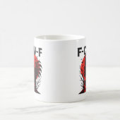 Mug Crow F-Caw-F Funny Gothic Humor (Centre)