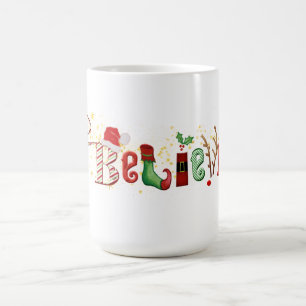 Mug CROYER Whimsical avec des étincelles d'or Noël