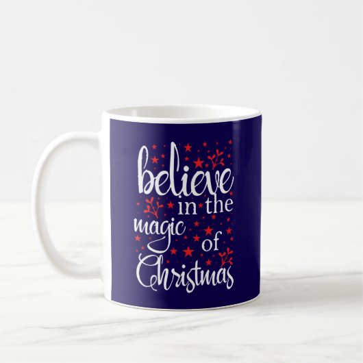 Mug Croyez à la magie de Noël (Gauche)