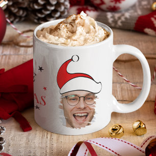Mug Croyez à la magie de Noël   Photo du Père Noël 