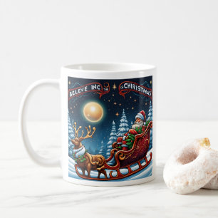 Mug Croyez à la magie des fêtes de Noël