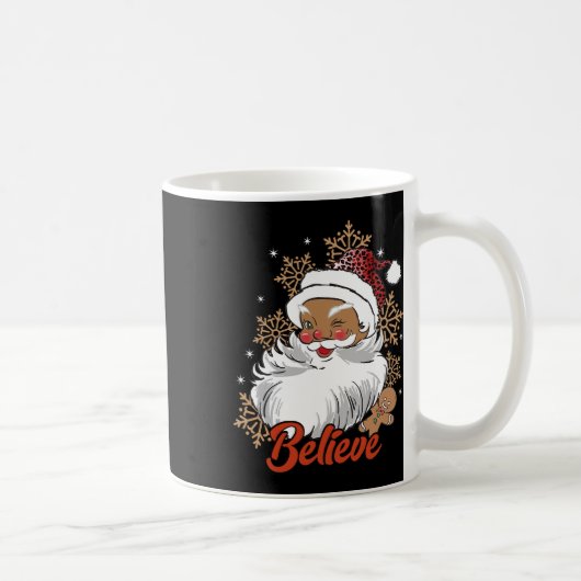 Mug Croyez Afro Père Noël African American Christmas B (Droite)