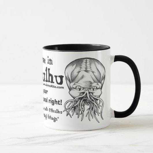 Mug Croyez au Cthulhu (Droite)