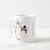 Mug Croyez aux anges de neige (Devant gauche)
