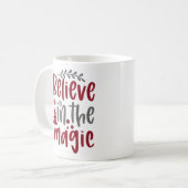Mug Croyez en la magie Noël (Devant gauche)