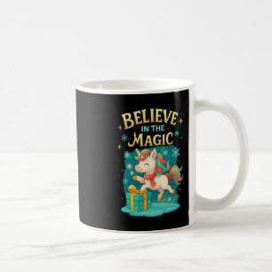Mug Croyez En La Magie Unicorn Kids Christmas Design