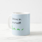 Mug Croyez en vous Cartoon Loch Ness Monster (Devant gauche)