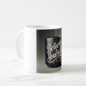 Mug Croyez en vous - Citation Inspirationnelle Café (Devant gauche)