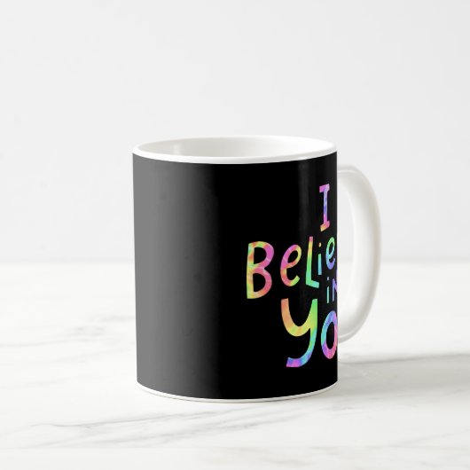 Mug Croyez En Vous - Enseignants Test Day Idea 2 (Devant droit)