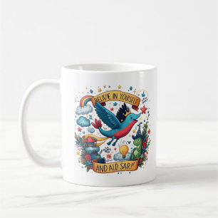 Mug Croyez en vous-même et aimez - Motivationnel