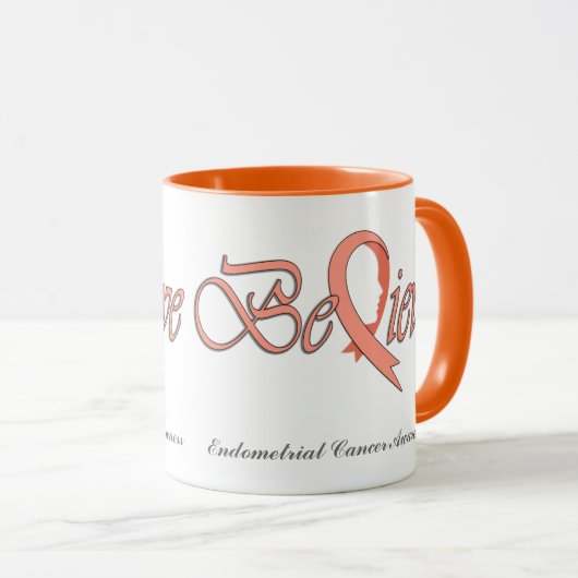 Mug Croyez la conception (Devant droit)