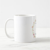 Mug Croyez le papillon floral d'aquarelle rêveuse (Gauche)