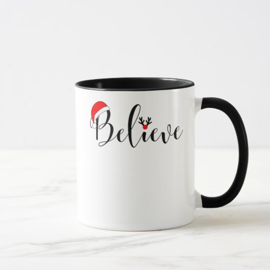 Mug Croyez Noël Coupe Xmas Graphic (Droite)