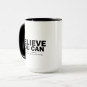 Mug Croyez Que Vous Pouvez Drôle Perdre Du Poids Diet (Devant gauche)