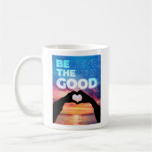 Mug Croyez Qu'Il Y A Un Bon Graphique Coeur (Gauche)