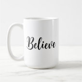 Mug Croyez Simple Moderne Minimaliste (Gauche)