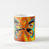 Mug CRPS RSD Guerrier Survior Ruban Bouton Feu de papi (Centre)