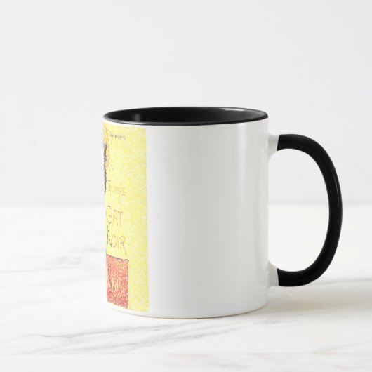 Mug Cru de chat noir (Droite)