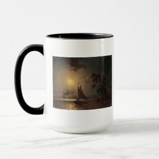 Mug Cru de nuit de lune de nocturne-voyage de Marcus