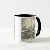 Mug Cru de phare du crochet NJ de Sandy (Devant droit)