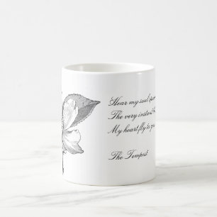 Mug Cru de Shakespeare de citation d'anniversaire de