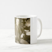 Mug Cru de Teddy Roosevelt d'orignaux de Taureau (Devant droit)