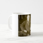 Mug Cru de Teddy Roosevelt d'orignaux de Taureau (Devant gauche)