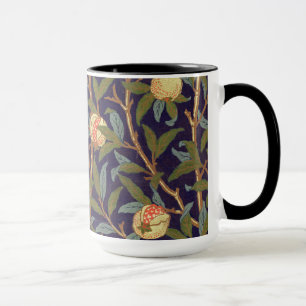 Mug Cru d'oiseau et de grenade de William Morris
