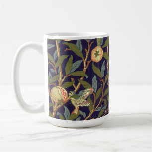 Mug Cru d'oiseau et de grenade de William Morris