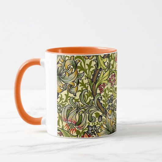 Mug Cru d'or William Morris de lis (Gauche)