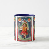 Mug Cru - fille de Halloween avec le masque (Centre)