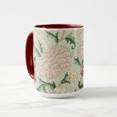 Mug Cru floral de Pre-Raphaelite de William Morris (Devant gauche)