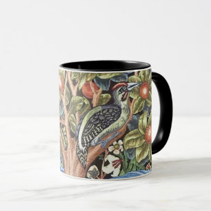 Mug Cru floral de tapisserie de pivert de William