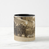 Mug Cru hippomobile de pompe à incendie (Centre)