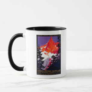 Mug Cru PosterEurope de Chaine De Mont Blanc de La
