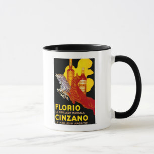 Mug Cru PosterEurope de Florio Cinzano