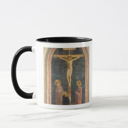Mug Crucifixion avec la Vierge, solides solubles. John (Gauche)
