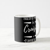 Mug Cruise Importateur Funny Cruise Vacances Raglan (Devant droit)