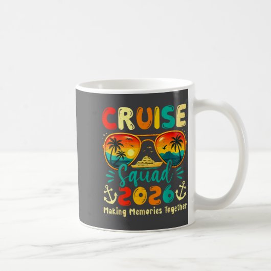 Mug Cruise Squad 2026 Family Group Matching Summer Vac (Droite)