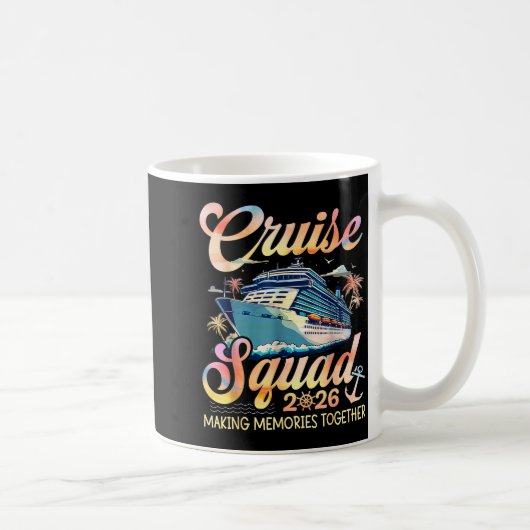 Mug Cruise Squad 2026 Family Group Matching Summer Vac (Droite)