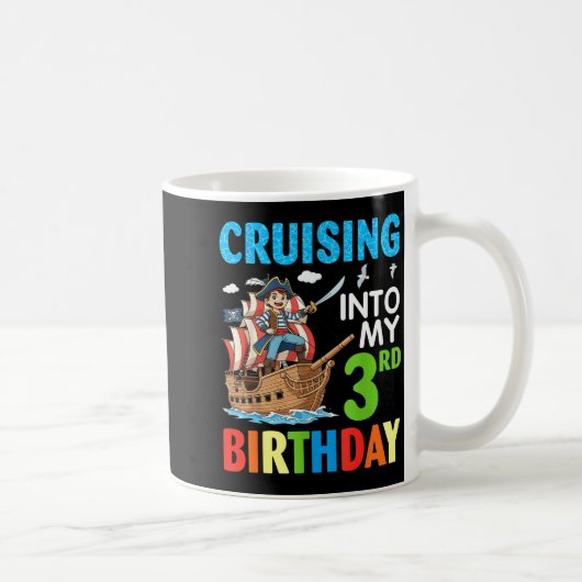 Mug Cruising Into My 3rd Birthday Rate Little Boy 3 Ye (Droite)