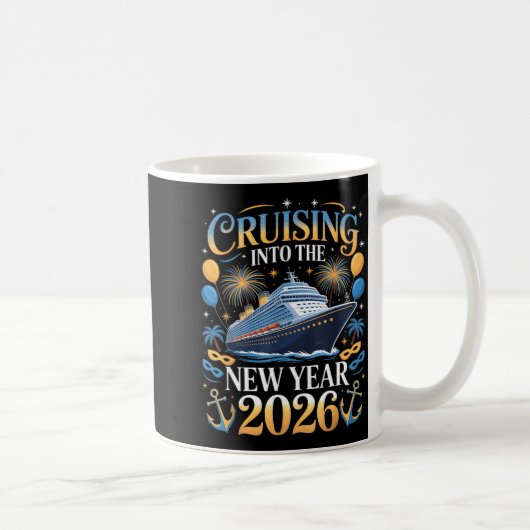 Mug Cruising Into The New Year 2026 Vacation Design  (Droite)
