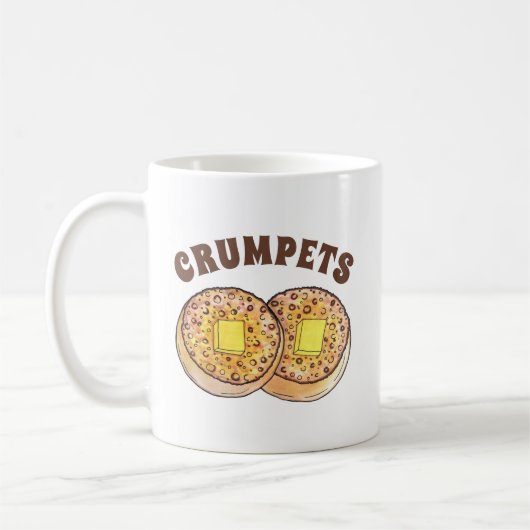 Mug Crumpets à beurre chaud Cuisine britannique (Gauche)