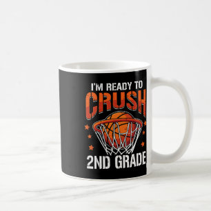 Mug Crush 2nd Grade Bysketbyll Byck To School Boys Kid