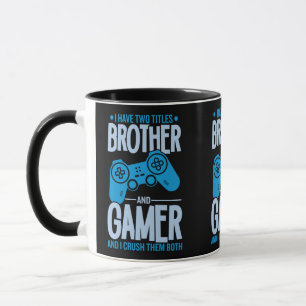 Mug Crushing deux titres Brother et Gamer