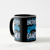Mug Crushing deux titres Brother et Gamer (Devant gauche)